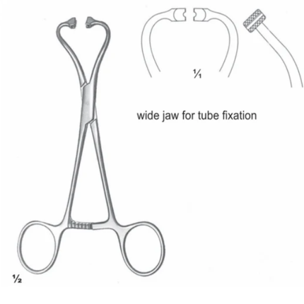 Peers-Bertram Modif Artery Forceps Curved 15.5Cm Wide Jaw For Tube Fixation