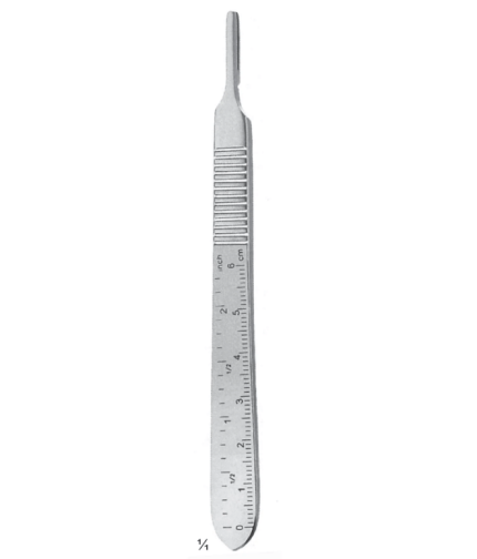 Scalpel Handle No. 3 With Scale 12Cm
