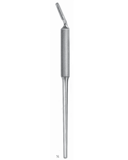 Scalpel Handle No. 3 Solid Round Angled 14Cm