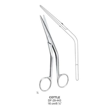 Cottle Nasal Scissors, Angled, 16Cm
