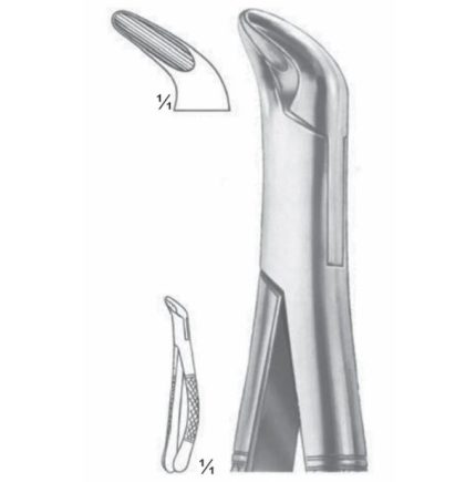 Cryer Extracting Forceps Lower Teeth, For Children Fig 151 S