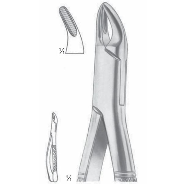 Cryer Extracting Forceps Upper Teeth, For Children Fig 150 S