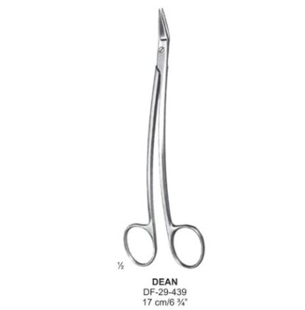 Dean Tonsil Scissors, Angled, 17Cm