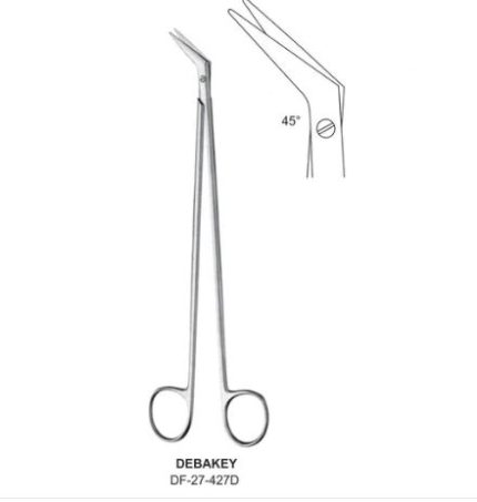 Debakey Scissors, 16Cm- Angled 45