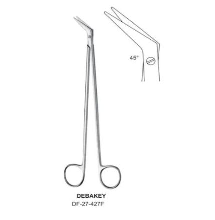 Debakey Scissors, 28Cm- Angled 45º