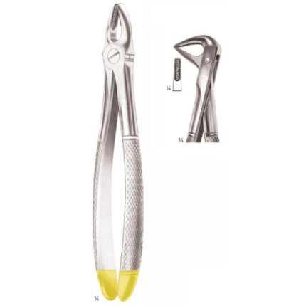 Extracting Forceps Lower Roots, Diamond-Coated Jaws Fig 74