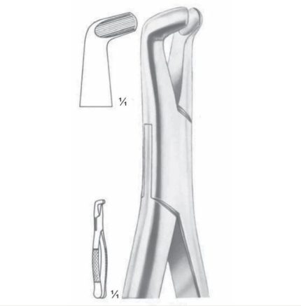 Extracting Forceps Lower Third Molars Fig 222