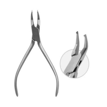 How Pliers, Curved With Prewelded Brackets. , 14 Cm