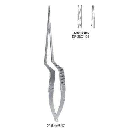 Jacobson Micro Scissors, Str, 22.5Cm