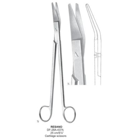 Resano Cartilage Scissor, 25Cm
