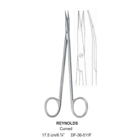 Reynolds Fine Operating Scissors, 17.5Cm
