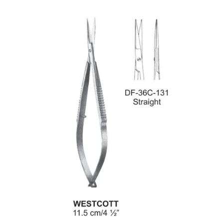 Westcott Micro Scissors, Str, 11.5Cm
