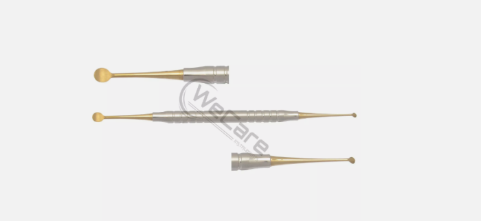 Periosteal Elevator Molt 2/4 Dental Surgical Curette GOLD by WeCare Instruments