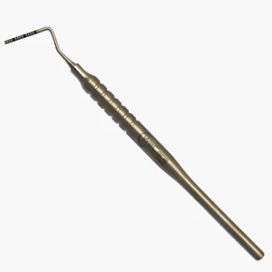 Full view of UNC-15 Periodontal Probe Single Ended Stainless Steel Dental Instrument