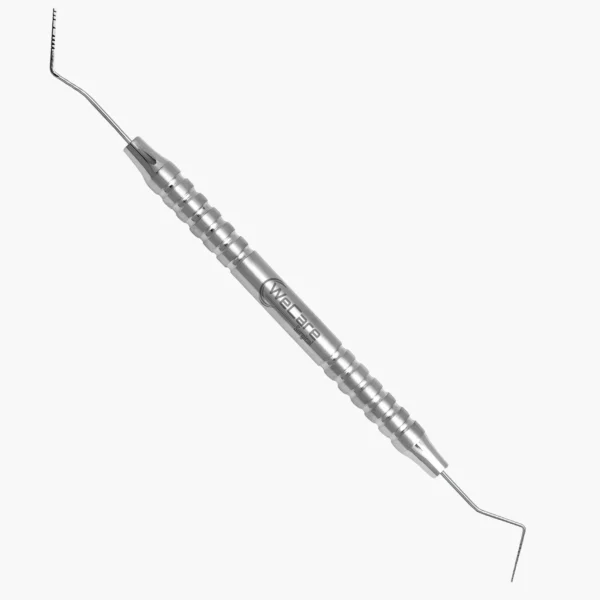 Williams periodontal probe, stainless steel double-ended design with millimeter markings.